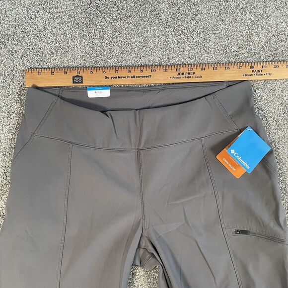 Columbia Active Fit Straight Leg Fleece Lined Pants Women's Gray Size XL NEW - Picture 14 of 14